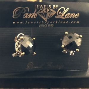 Park Lane Black Signature Stud Pierced Earrings